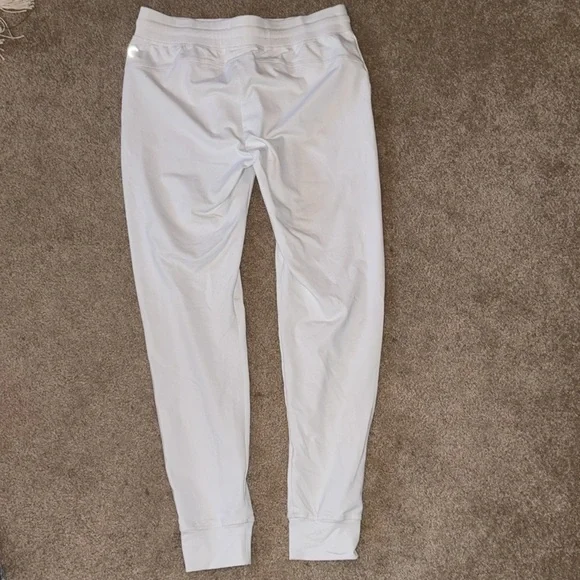 ZYIA Active White Unwind Jogger Pants, Size Small *defect - Picture 3 of 15